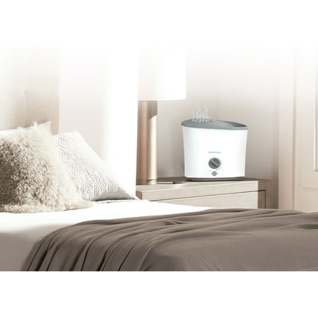 Honeywell 1.3 Gallon Top-Fill Warm Mist Humidifier, HWM-340, White