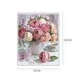 thumbnail image 4 of Pintura de diamantes de imitación de flores 5D Diy resina diamante bordado Floral cristal bordado pared punto de cruz Yuarrent HA0663-00B, 4 of 6