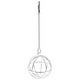 thumbnail image 2 of 1pc Esfera Hámster Conejo Alimentador Mascota Hierba Dispensador Bola de alimentación colgante Plata, 2 of 6