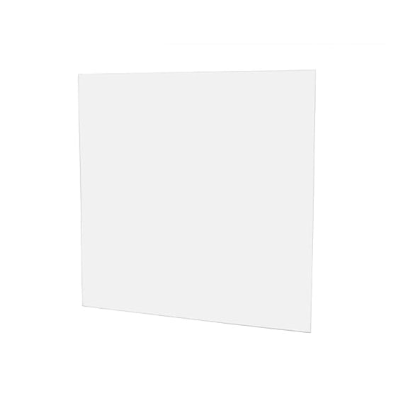 Clear Plexiglass Cast Sheet 1/4" x 24" x 24" Nominal