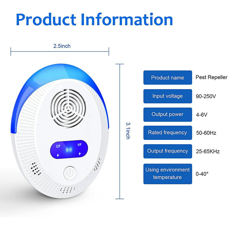 Ultrasonic Pest Repeller - Anti Mosquito, Rat, Cockroach & Other Insects –  Chytah