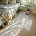 thumbnail image 3 of Moynesa Vintage Floral Bird Runner Rugs for Hallway 2'x6', Non Slip Washable Kitchen Runner, Soft Botanical Runner for Entryway Bedroom Bathroom Laundry Room, Beige, 3 of 9