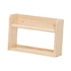 thumbnail image 2 of Estantería flotante de madera para guardería, estante de pared de madera, estante de exhibición rústico simple para madera 30x12x20cm, 2 of 9