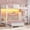 White, variant on Afuhokles Bunk Bed Twin Over Twin Size with 8 Storage Drawers, Twin Bunk Beds with Led Lights and Storage Shelves, White