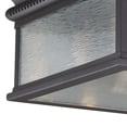 thumbnail image 2 of Cambridge Bronze Square Outdoor Flush Mount Ceiling Light Clear Glass, 2 of 4