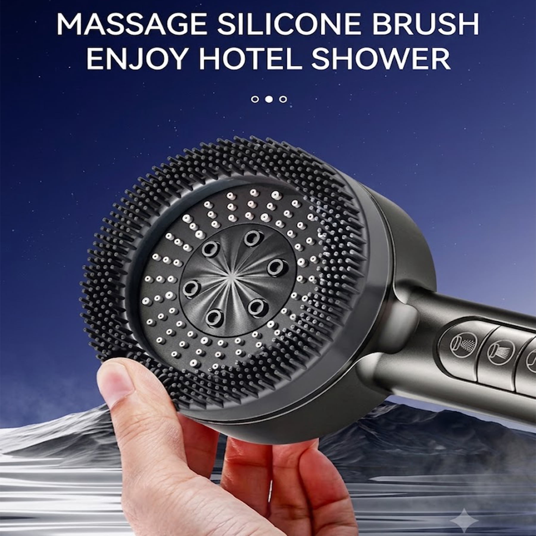 Handheld Shower Head, Multi-Mode High Pressure Showerhead