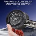 thumbnail image 3 of Handheld Shower Head, Multi-Mode High Pressure Showerhead with Replaceable Filter Cartridge, 59 inch Hose & Wall Mount Bracket for Bathroom, 3 of 9