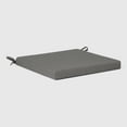 thumbnail image 6 of WestinTrends Solace Outdoor Patio Kitchen Dining Chair Square Seat Cushions Set of 4, 20" x 20", Grey, 6 of 7