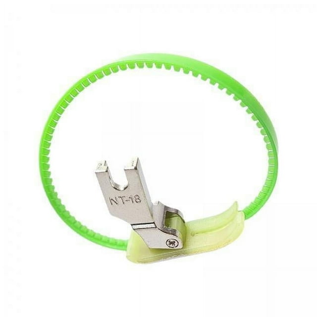 2 Prensatelas De Anillo Para Máquina De Coser, Con Rodillos Para Tela Revestida De Cuero Y Goma, Anillo único Derecho
