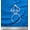 Medium Blue, variant on Soimoi Blue Poly Georgette Fabric Diamond Ring Fashion Printed Fabric 1 Yard 42 Inch Wide