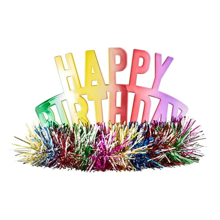 Multicolor Rainbow Happy Birthday Tiara by Way To Celebrate Multicolor Rainbow Happy Birthday Tiara by Way To Celebrate