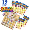 thumbnail image 1 of Kicko Emoji Sticker Sheets Assortment - Más de 3000 calcomanías de emoticonos - Favores de Kicko Kicko, 1 of 2