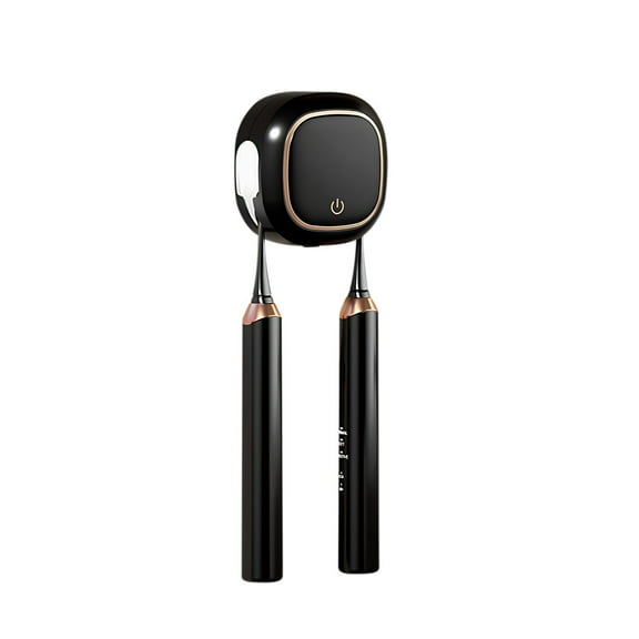 Hgallory Household Toothbrush Holder & Sterilizer, Punch Free Wall Mounted Toothbrush Storage Organizer, 2024 New Multifunctional Smart UV Sanitizer, Modern Bathroom Accessories, 1PC, Black