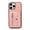 Rose gold, variant on Solennerer Wallet Case for iPhone 16 Pro Max/16 Pro/16 Plus/16, Stylish Zipper Leather Case with Organ Card Holder Shoulder Strap Shockproof Cover