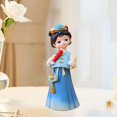 thumbnail image 3 of Chinese Traditional Chinese Girl Dolls Bedside Table Centerpiece Resin Figurines Candied Haws, 3 of 7
