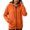 Orange, variant on CAIXIA Zip Up Hoodie Women Loose Fit Cotton Long Sleeve Shirt Womens Sweatshirt Jacket Drawstring Fleece Jacket Women with Pocket Loose Casual Fall Winter 2026