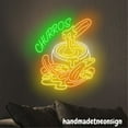 thumbnail image 4 of Handmadetneonsign Churros Neon Sign, Churros Spain Food Led Light, Spain Restaurant Wall Art Decor 71259, 4 of 5