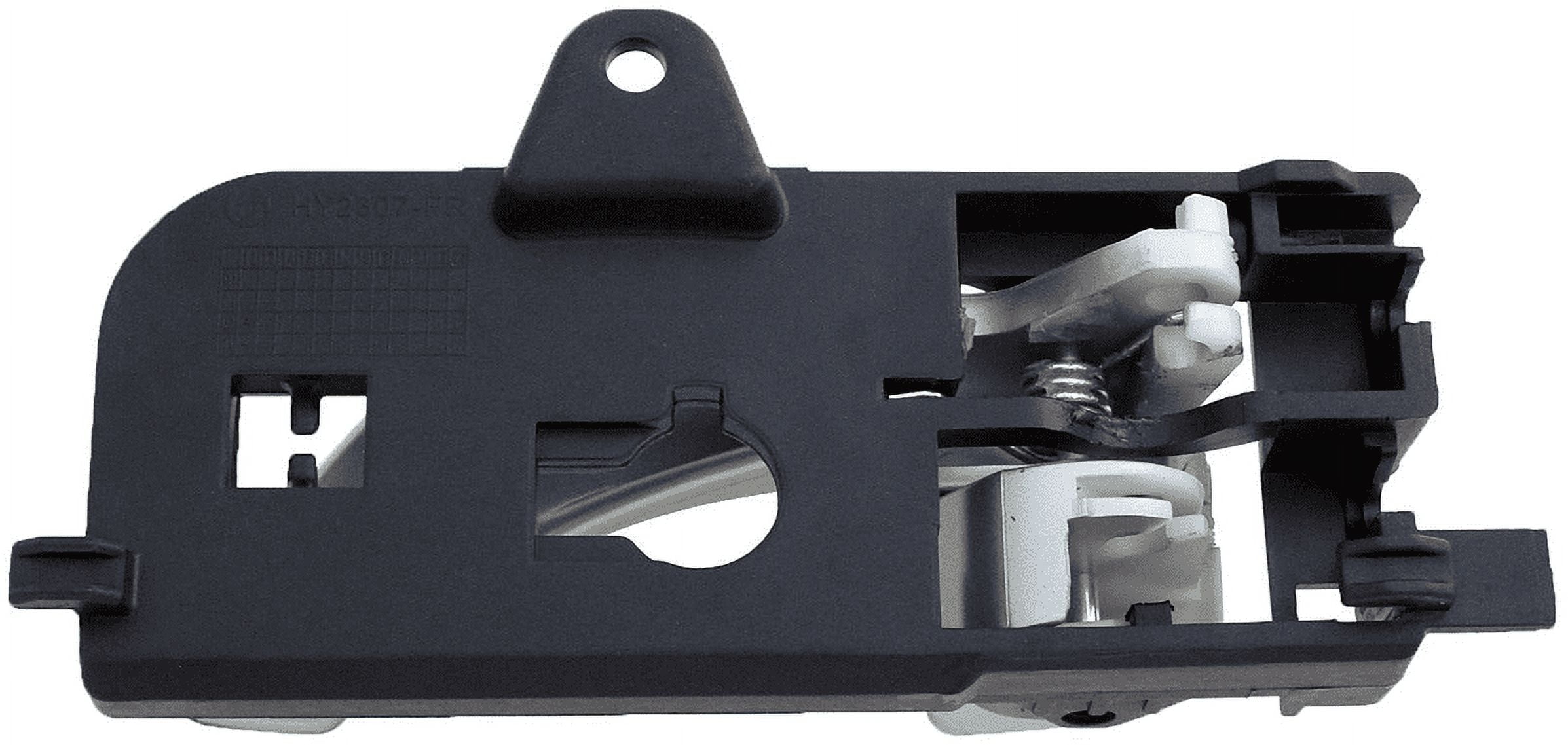 Dorman 96527 Front Passenger Side Interior Door Handle for Specific Hyundai Models, Black; Silver