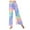 Multicolor, variant on Viikei Womens Pants Plus Size Pants Tie-Dye Prints Pajamas Wide Leg Long Yoga