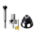 thumbnail image 1 of koolsoo Workbench Hole Drill Bit and Punch Set Table Hole Trimmer Easily Install Professional Accessory Polished Finish Tool 19x90mm Drill Bit, 1 of 6