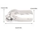 thumbnail image 2 of Punta De Escape De Motocicleta Con Forma De Calavera, Punta De Escape Duradera Y Resistente De Alta Dureza, Adorno Ligero Para Motocicleta, 2 of 7