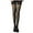 Black, variant on ameIAEA Women's Stockings Over the Knee Socks Lace Top Thigh High Socks Ladies Leg Warmers
