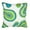 Green, variant on Greendale Home Fashions 20" x 20" Green and Blue Paisley Cotton Canvas Decorative Pillow