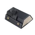 thumbnail image 1 of Organizador de anteojos de cuero plegable 2/3/4/5/6 caja de almacenamiento de gafas de sol de múltiples ranuras portátil de viaje para gafas Almacenamiento y organización del hogar L6402 negro Inteprter HA003745-05B, 1 of 1