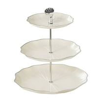 Multi Layer Fruit Tray with Elegant Flower Design, Versatile Snack and Dessert Server for Parties or Home Use, 1 Piece Set, Easy to Clean, Perfect for Entertaining