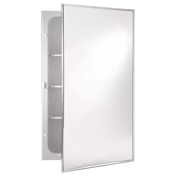 407ADJ Basic Styleline Recessed Molded Medicine Cabinet