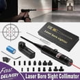 thumbnail image 2 of Laser Bore Sight Kit.177 .22 Caliber To 12GA Laser Pointer Collimator Universal Boresighter Battery Included, 2 of 5