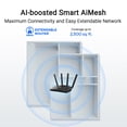 thumbnail image 3 of ASUS RT-BE82U Wi-Fi Bi-Bande 7 (802.11BE) Routeur Intelligent AIMESH Extensible, 3 of 9