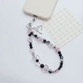 thumbnail image 4 of SIEYIO Stylish Phone Strap Trendy Phone Charm Portable Beads Phone Chain Alloy Material, 4 of 17