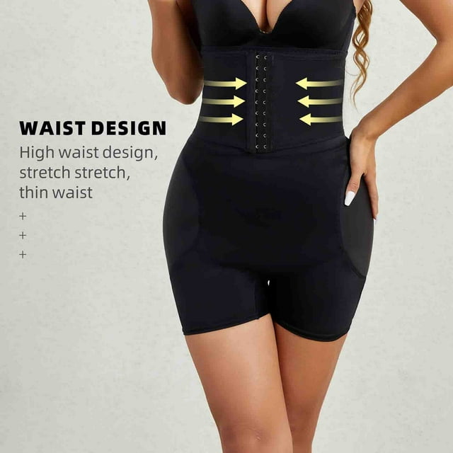 Fajas moldeadoras de cintura alta para mujer, pantalones con botones, realzadores de glúteos y cadera, moldeadoras de licra.