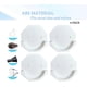 thumbnail image 3 of Shower Curtain Rod Holders,Adhesive Shower Rod Tension Retainer for Wall,Heat Resistant,Waterproof,4 Pack,White(Shower Curtain Rod Not Included), 3 of 3