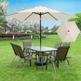 thumbnail image 2 of TOPCHANCES Patio Umbrella 6.5ft Replacement Canopy for 6 Ribs Outdoor Patio Umbrella Canopy Cover - Beige (CANOPY ONLY), 2 of 10