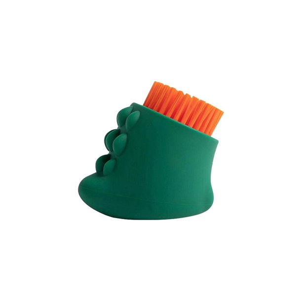 Limpieza Suave De Silicona Cepillo En Forma De Dinosaurio Cepillo De Lavado De Tela De Tres Lados Para Lavar Ropa De Zapatos Scienceny HA044730-02
