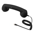 thumbnail image 3 of Bunblic Retro Phone with Noise Reduction, Built-in , Wired Connection, Volume Control, Comfortable Grip, High-Quality Materials, Touch Control Black, 3 of 8