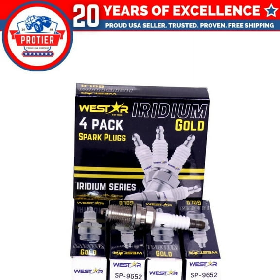 4x Iridium 7090 SP-9652 IX 5464 BKR5EGP Spark Plug Performance Power MPG