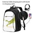thumbnail image 2 of Balery Hunting Frog Mochila con carga USB para hombre y mujer - Mochila impermeable y antirrobo para laptop con puerto USB para viajes, trabajo, 2 of 7