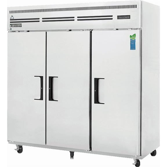 Everest Refrigeration ESF3 Reach-in Freezer 3 Solid Doors, 115v, NSF - 72 cu. ft.