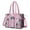 French Bulldog And, variant on Teacher Tote Bag,French Bulldog and Flower Teacher Utility Tote Bag,Large Work Tote Bags for Women with Multiple Pockets,Top Zipper Closure,13.8x10.6x6.7 Inch