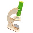 thumbnail image 4 of Childs Microscope 1 Set for Kids with Science Learning and Hand-Eye Coordination in Wood, 4 of 8