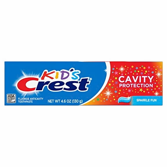 Crest Kid's Crest, Fluoride Anticavity Toothpaste, Sparkle Fun Flavor, 4.6-Ounce Tube