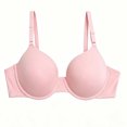 thumbnail image 5 of cocolona Womens Cup Underwire Bras No Padding Unlined Soft T-shirt Bras Supportive Everyday Solid Color Bras, 5 of 5