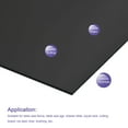 thumbnail image 4 of Uxcell UHMW Sheet Ultra High Molecular Weight Polyethylene Sheet Hard Plastic Sheet Board 12''x 12 '' x 0.08'' Black, 4 of 6