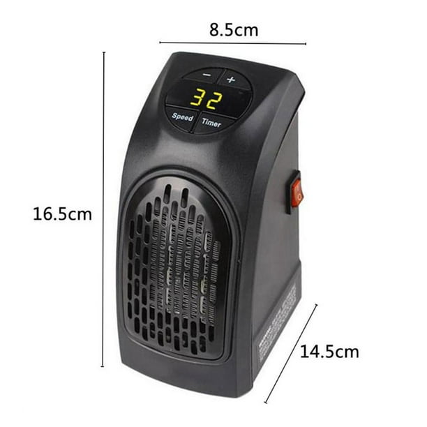 Chauffage de pièce Mini chauffage portable, radiateur soufflant électrique  rotatif, radiateur de bureau pour voiture à domicile, deux vitesses  réglables, autre, mise à jour