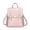 Pink, variant on Double Strap Casual Backpack Women Multi-Purpose Bag,Black