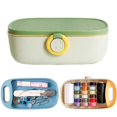 thumbnail image 1 of Sewing Kit Box, Sewing Kit for Adults Basic Needle and Thread Kit, Portable Plastic Travel Sewing Kit Box, Sewing Kits for Adutls Basic Sewing, 1 of 3