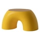 thumbnail image 1 of Taburete pequeño para sala de estar, reposapiés, banco, juguete, sólido, resistente, color café, cómodo Amarillo, 1 of 9